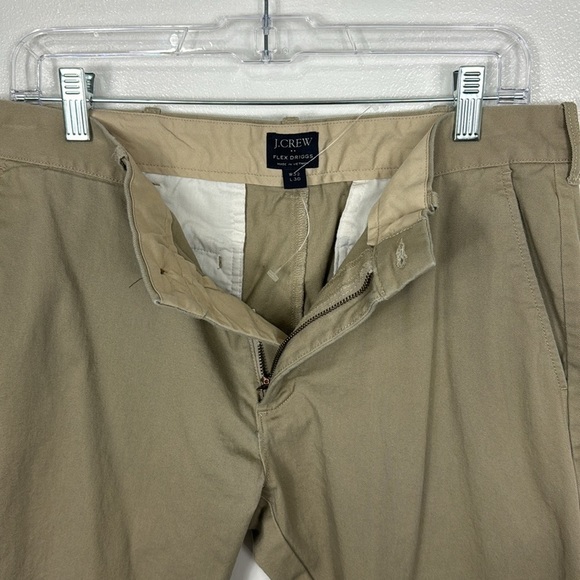 J. Crew Men's 32/30 Flex Driggs Chino Pants Tan Zip Inseam 29" - Picture 3 of 9